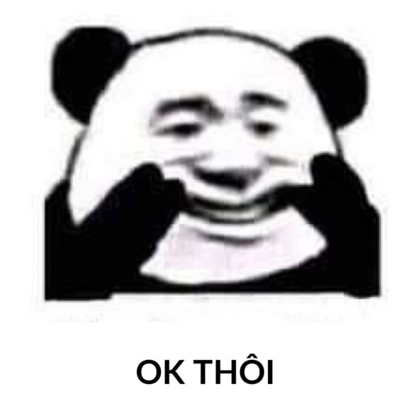 ảnh meme gấu trúc ok thôi