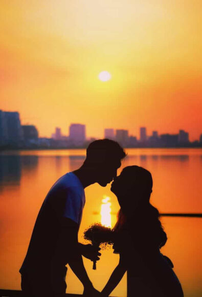 ảnh người yêu đôi trai gái hôn nhau