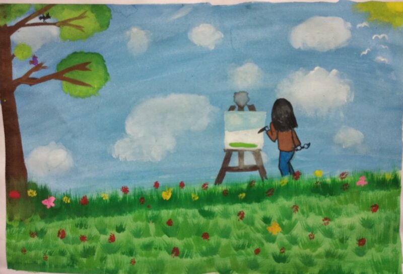 ảnh ước mơ tranh vẽ