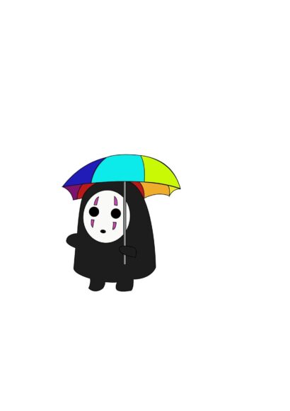 ảnh vô diện che ô