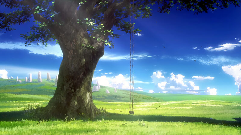 background anime bình yên