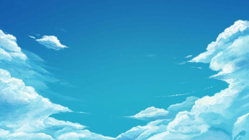 background bầu trời anime