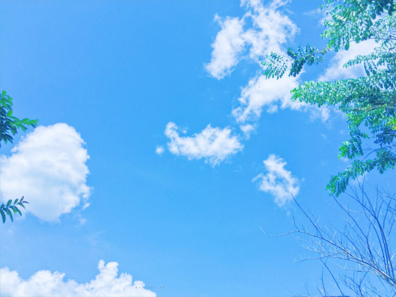 background bầu trời trong xanh