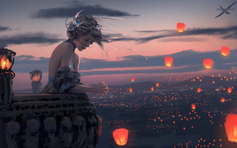 background buồn cho máy tính