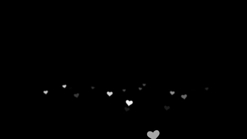 background đen trái tim