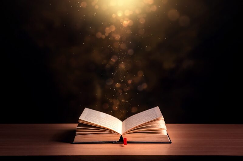 background sách lung linh