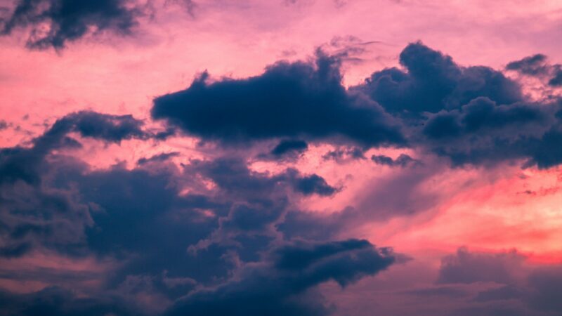 background sky nền hồng