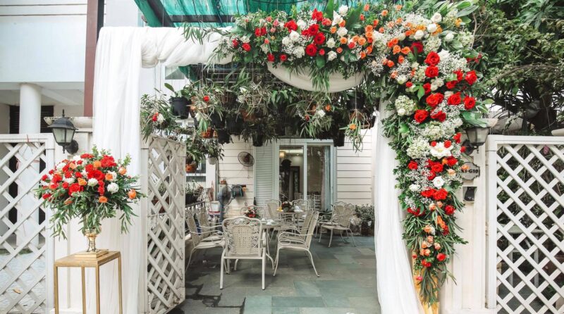 cổng hoa cưới đẹp nhất