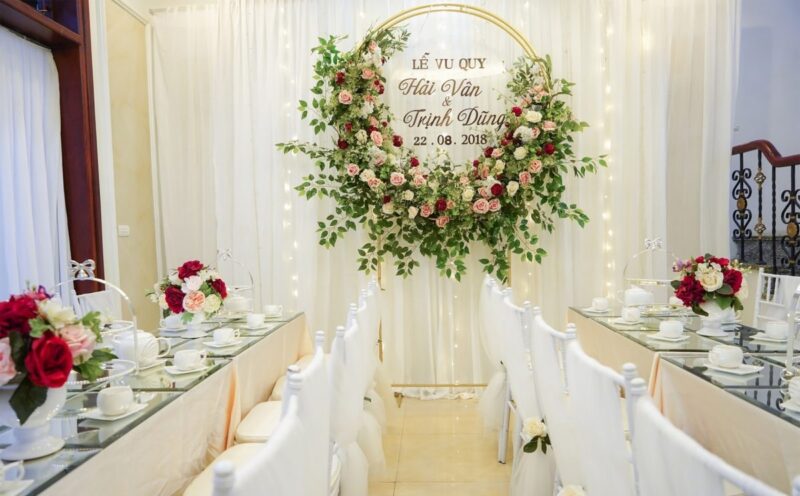 cổng hoa đám cưới đẹp