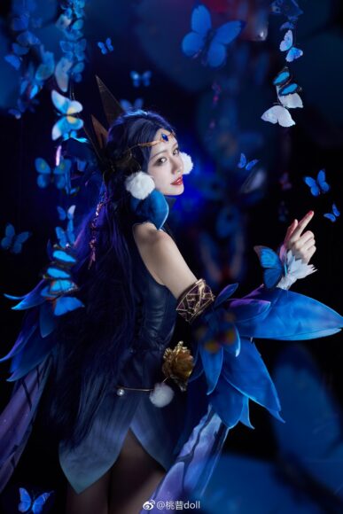 hình Điêu Thuyền bươm bướm bay