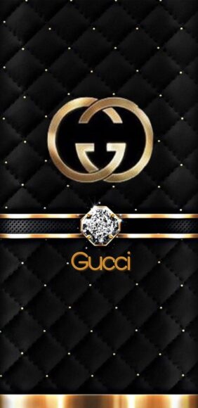 hình Gucci nền đen sang trọng
