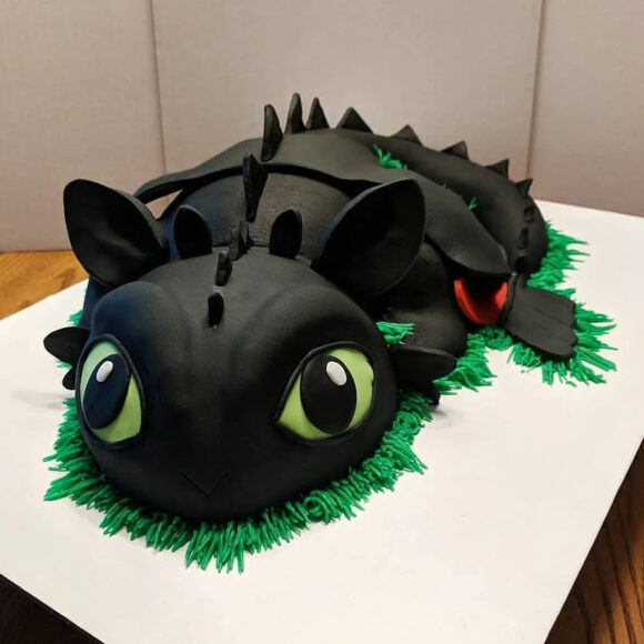 hình Rồng con chibi đang nằm