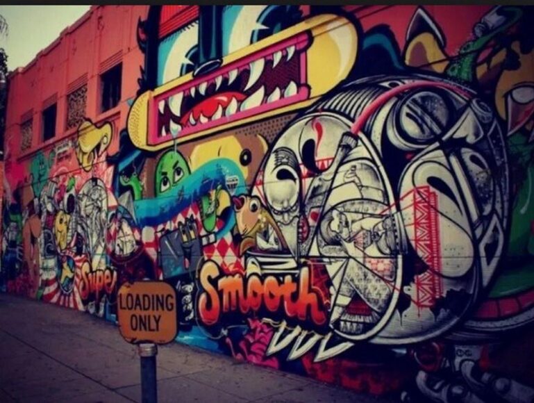 hình ảnh Graffiti trên đường phố