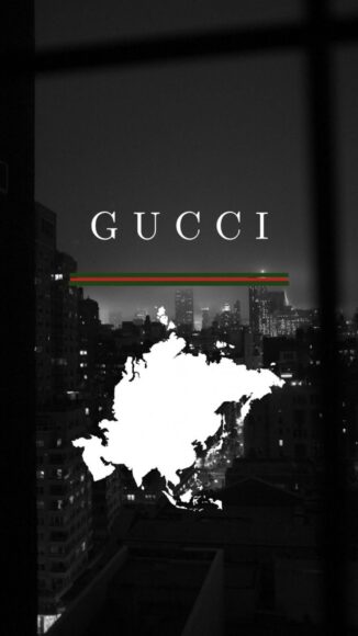 hình ảnh Gucci nền đen trắng