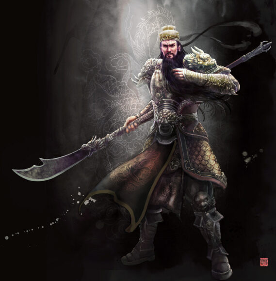 hình ảnh Quan Vũ - Quan Vân Trường chất