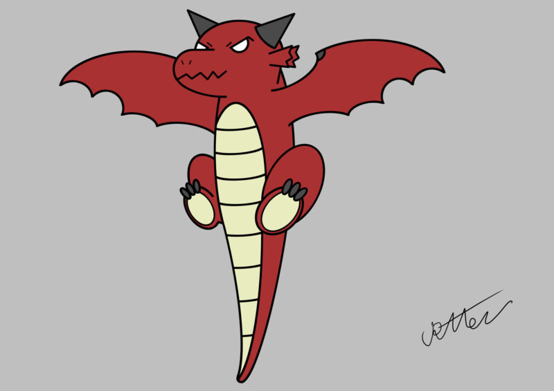 hình ảnh Rồng con chibi bay lên