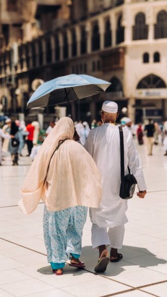 Hình ảnh đẹp về tình yêu tuổi già người đạo hồi