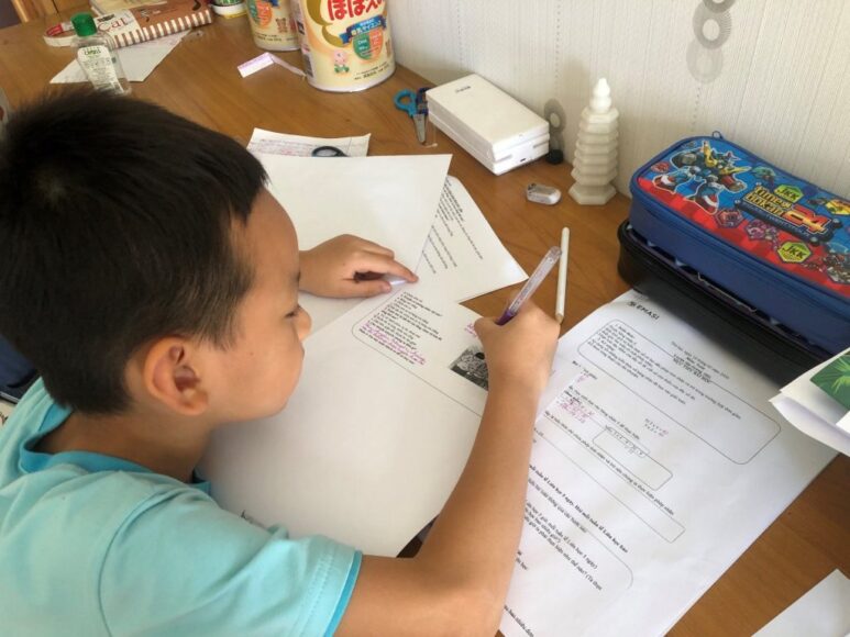 hình ảnh học bài chăm chỉ