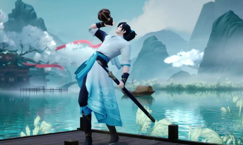 hình ảnh kiếm hiệp uống rượu