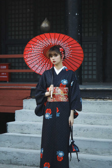 hình ảnh kimono lạnh lùng