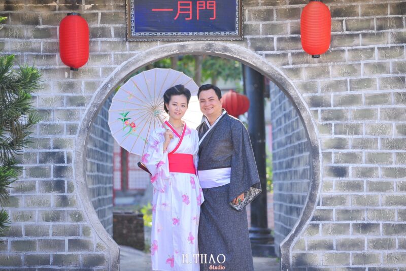 hình ảnh kimono vui vẻ