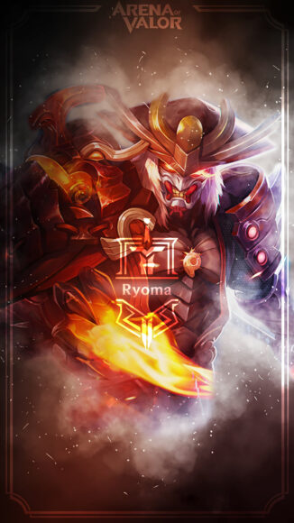 hình ảnh Ryoma trong trang phục samurai Nhật Bản