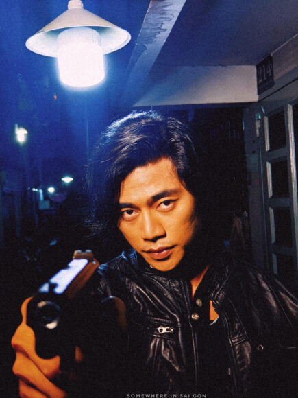 hình giang hồ Hồng Kông cầm súng