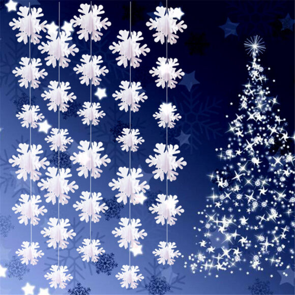 hình hoa tuyết 3D