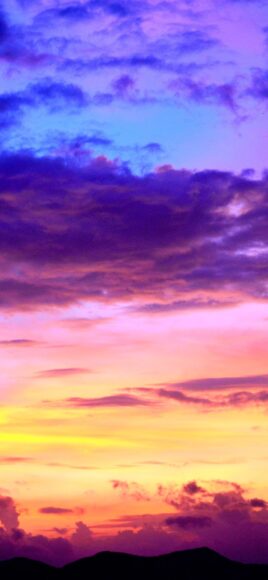 hình hoàng hôn tím đẹp