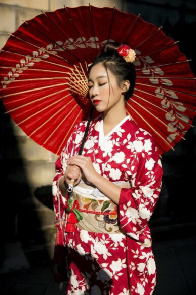 hình kimono kiêu sa