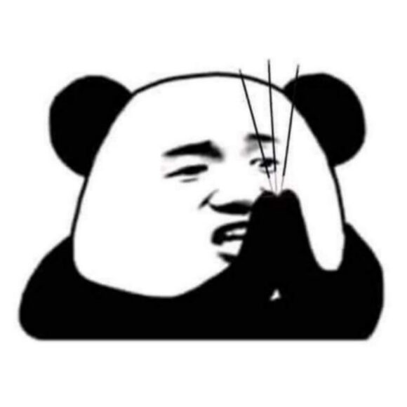 hình meme gấu trúc thắp hương