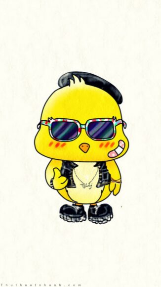 hình nền gà cute, ngầu