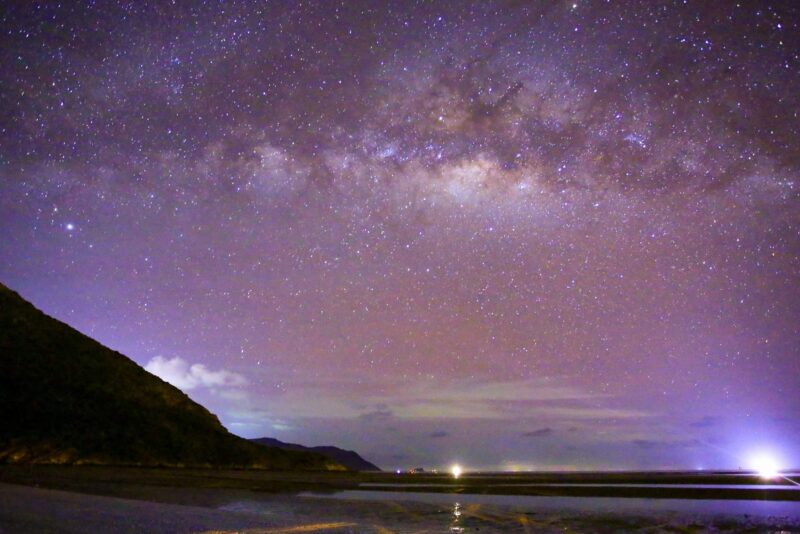 hình thiên hà trên biển