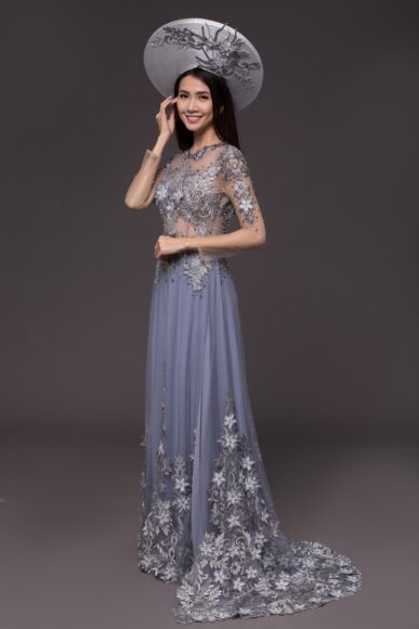 mẫu áo dài cưới độc đáo