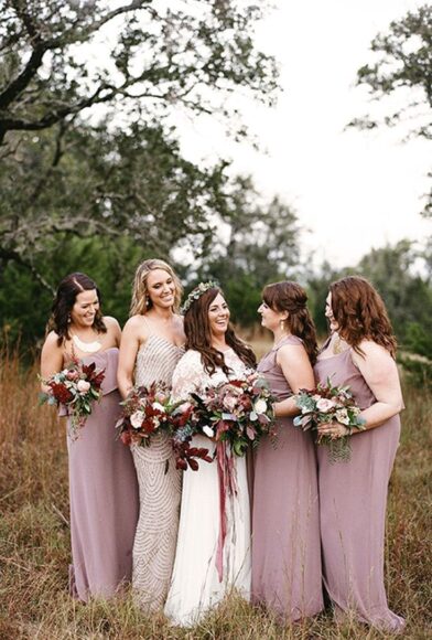 mẫu váy phù dâu đẹp thanh lịch