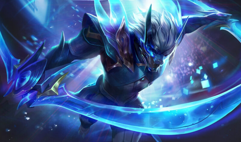 ảnh Nakroth kiếm xanh đẹp long lanh