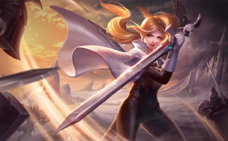 ảnh Butterfly 4K full HD giơ kiếm chiến đấu