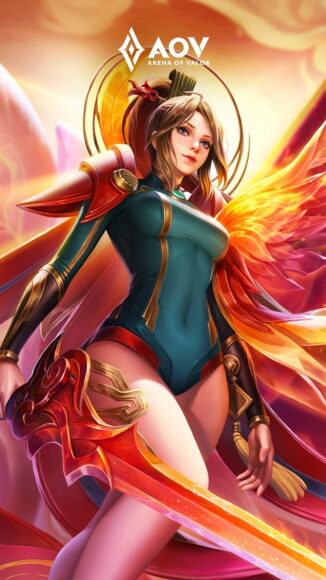 ảnh Butterfly xinh cầm kiếm sắc nét