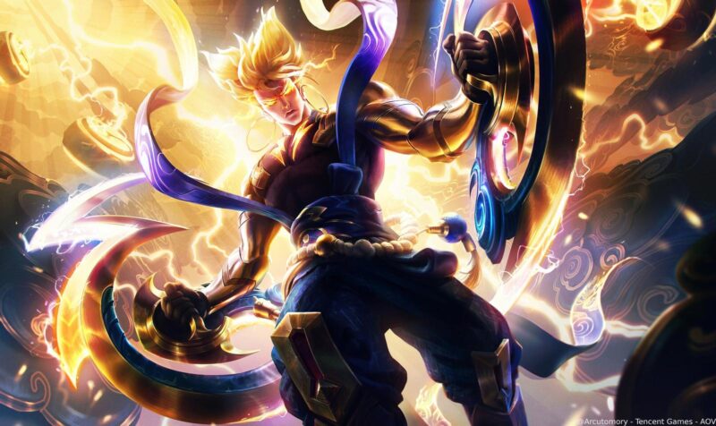 hình ảnh Nakroth cấp cao nhất chiến đấu