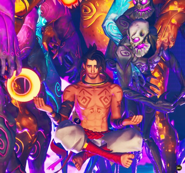 hình ảnh Raz đẹp ngầu phong cách 3D