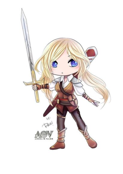 hình ảnh Butterfly chiến binh chibi xinh xắn