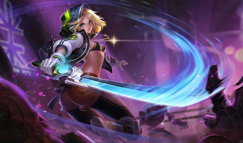 hình Butterfly vung kiếm chém dứt khoát