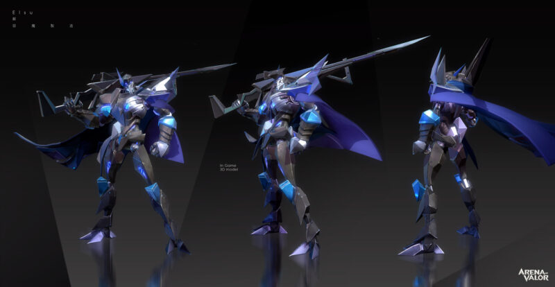 hình elsu mô hình 3D nâng cấp nhân vật