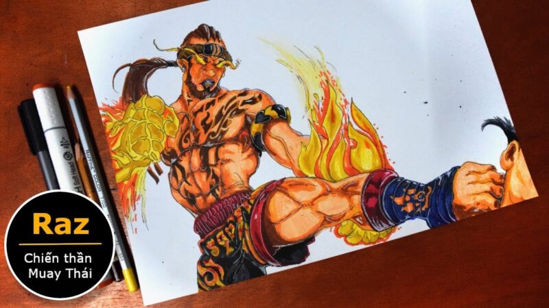 hình nền Raz đẹp vẽ tranh bút chì màu