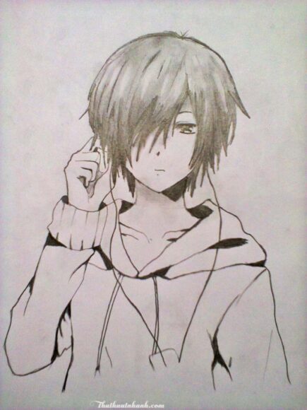 Cool Anime Drawings In Pencil Boy Anime Boy Drawings In Pencil C