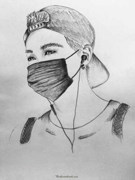 Hình vẽ con người bằng bút chì