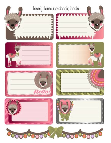 ảnh mẫu nhãn vở chú hươu noel