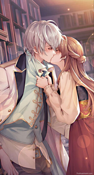 Hình ảnh anime hôn nhau đẹp