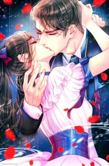 Hình ảnh anime hôn nhau say đắm