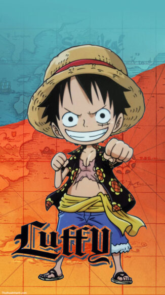 Hình ảnh Luffy chibi
